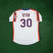 Nolan Ryan 1986 New York Mets Home Cooperstown Men's Jersey w/ 25th Patch