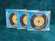 Verbatim Digital Vinyl CD-R 4 Pack 80 min 700MB Looks Like A Record!