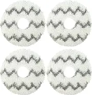 [YBVABE] Mop Pads for Ecovacs DEEBOT T30 Omni/ T20 Omni/ X1 Turbo/ X1 Omni / X1 E Omni / T10/ T10 Plus/ X2 Omni Accessories 4 Pack Washable Microfiber Mopping Pads