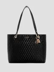 GUESS Women's Black Betula Noel Tote Bag