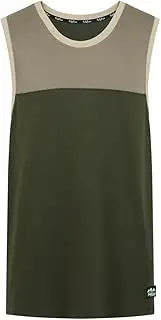 [Ridgeline] Mens Back Slider Singlet Top Olive Multi XXX-Large