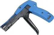 Cable Tie Gun, Die Cast Steel Flush Cut Zip Fastening Tool with Steel Handle, for Nylon