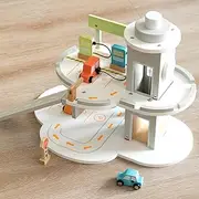 SkyHigh Double-Deck Parking Lot for Kids – Fun and Interactive Toy Car Parking Garage with Multiple Levels, Ramps, and Parking Spaces for Hours of Creative Play and Imaginative Fun!