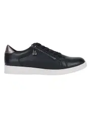 [Hush Puppies] Mimosa Zip Up Sneaker in Black