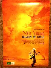NEIL YOUNG Original 2006 Australian DAYBILL CINEMA MOVIE POSTER Heart of Gold