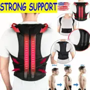 Back Support Posture Corrector Lumbar Magnetic Shoulder Brace Belt Men Women