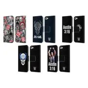 OFFICIAL WWE STONE COLD STEVE AUSTIN LEATHER BOOK CASE FOR APPLE iPOD TOUCH MP3