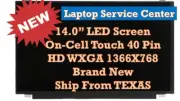 New Replacement LCD Screen for FRJY5 14.0" WXGA HD LED Touch screen