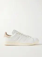 [adidas Originals] adidas Originals - Stan Smith Lux Suede-trimmed Leather Sneakers - White - UK 8 UK 8 White