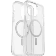A - OtterBox Symmetry+ MagSafe Apple iPhone 15 Pro Max 6.7" Case Clear