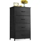 Dresser for Bedroom with 4 Storage Drawers, Small Dresser Chest of Drawers