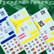 Scalextric/Slot Car 'Lotus Ford' Waterslide Decals