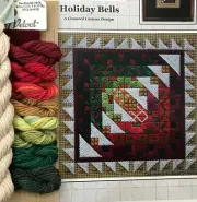 Counted Canvas needlepoint Kit Hands On Design Holiday Bells contemporary