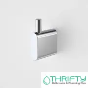 Caroma Track Bathroom Robe Hook Chrome on Brass 90227C