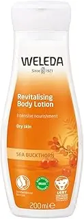 WELEDA Revitalising Body Lotion - Sea Buckthorn 200ml | Dry Skin | Long-lasting Moisturiser | Vegan