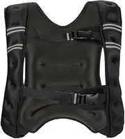 Huisuilinss Weighted Vest, Men Women Running Weight Vest With Reflective Strips, Body Weight Vests for Workout, Strength Training, Fitness, Muscle Building, Weight Loss, Weightlifting