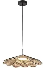 LED Light Source Suspension Wire Pendant Light Nordic Iron Art Base Pendant Lamp(Original Wood)