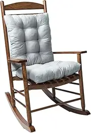 Sun Lounger Cushion Pad,Outdoor High Back Chair Cushion，Non Slip Rocking Chair Cushions, for Garden Patio Thick Large Rocking Chair Cushion Recliner Relax Chair Pad Indoor Outdoor(Gray)
