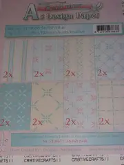 LA CREA DESIGN "ASSORTMENT STYLISH BLUE" 518688 FOR CARDS & SCRAPBOOKING
