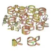 ID 5mm 15mm 3/16" 9/16" Fuel Line Hose Clip,Pipe Clamp,Spring Hose Clamp,20PCS