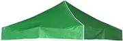 TENOL Replacement Canopy Top Tent Top Cover Waterproof Tent Roof Shelter Multipurpose Rain Tarp Protection for Beach Yard Fishing, 3mx3m