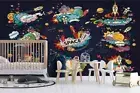 3D Space Rocket Launch Wallpaper Wall Murals Removable Wallpaper 220