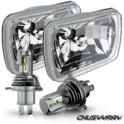 For Chevy Express 1500 2500 3500 Cargo Van Pair 7x6 5x7 LED Headlight Hi/Lo Beam (for: Peugeot)