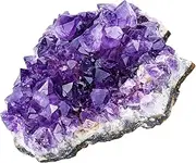 Top Plaza Natural Amethyst Geode Cave Healing Crystal Stones Rock Cluster Druzy Witchcraft Raw Amethyst Gemstone Specimen (0.18-0.33 lb)