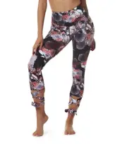 l'urv in full bloom tie leg leggings tights XS brand new with tags rrp$109 lurv