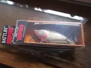 Older Ireland Made Rapala Rattlin Rap RNR 7 S 1/2oz. Silver Black