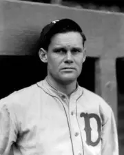 Hubert B Leonard of the Detroit Tigers in 1919 Baseball Old Photo