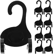 WATIIFUFU 10pcs Vertical Shoe Hooks for Sneaker Display Lightweight Hangers for Home Store Hotel Shoe Organization Space Saving Design for Easy Hanging and Drying
