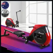Everfit Rowing Machine Rower Resistance Exercise Fitness Gym Home Cardio Black