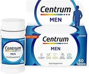 Centrum Men Multivitamin & Mineral Tablets, 24 essential nutrients including Vitamin D, Complete Multivitamin Tablets, 60 tablets