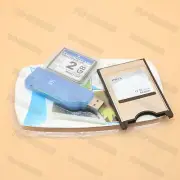 2GB CF Compact Flash card+CF-PCMCIA Adapter+SSK USB2.0 reader NEW FANUC Parts