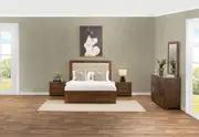 BOGOTA 4 Piece King Bed Dresser Chest Suite