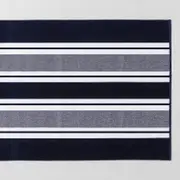 Sheridan Montye Beach Towel in Navy Size: 95cm X 175cm Cotton