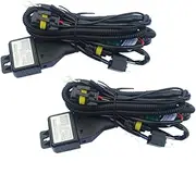 SEWOART Halogen Wire Harness for Car Headlights Durable High Performance Wiring Kit Eliminates Flicker Startup Issues Compatible with Positive Battery Terminal Flame Resistant Material