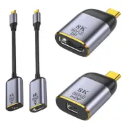 USB Type C To DP Mini DP Converter 8K@60Hz Adapter Connector two-way DP To USB C
