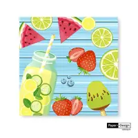 在飛比找momo購物網優惠-【Paper+Design】夏季水果(餐巾紙 蝶谷巴特 餐桌