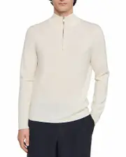 Sandro Wool Half Zip Sweater