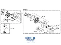 在飛比找Yahoo奇摩購物中心優惠-【麗室衛浴】德國 GROHE 原裝龍頭專用陶瓷閥芯 4736