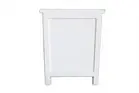 NEW Mother of Pearl Inlay bedside - White