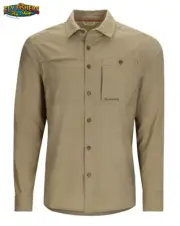 Simms Fishing Men's Challenger LS Shirt Bay Leaf NEW DISCOUNTED