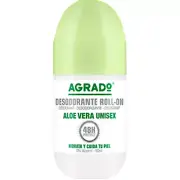Roll-on deodorant Agrado Roll-On Deodorant Aloe Vera Aloe Vera, 50 ml