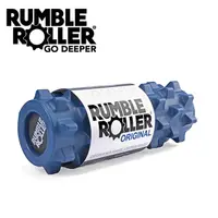 在飛比找PChome24h購物優惠-Rumble Roller深層按摩滾輪-藍色標準短版狼牙棒(
