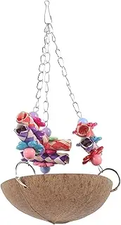 Natural Bird Nest Swing Hammock for Parrots Wear Resistant Hanging Bed Decorative Nest for Parrot Lovers Enhances Bonding Provides Active Play Space