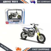Bburago 1:18 Scale Husqvarna FS 450 Supermoto Motorcycle Diecast Model Toy Gift