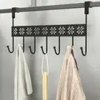 Black Clothes Storage Rack Heavy Duty Key Holder Living Room