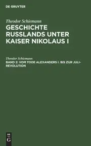 Vom Tode Alexanders I. bis zur Juli-Revolution - No Contributor